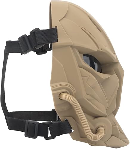 Airsoft Atmungsaktive Vollgesichtsmaske Taktische Schutzmaske mit Augenschutz