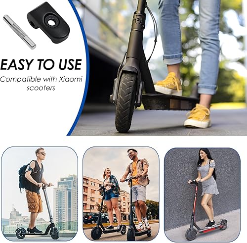Klappbare Hakenverschlussgleiter, zusammenklappbarer Schnallenhalter, verstärkter Verschlusslasche, elektrisch, verstärkter Verriegelungsriegel, kompatibel mit Xiaomi M365 Elektroroller
