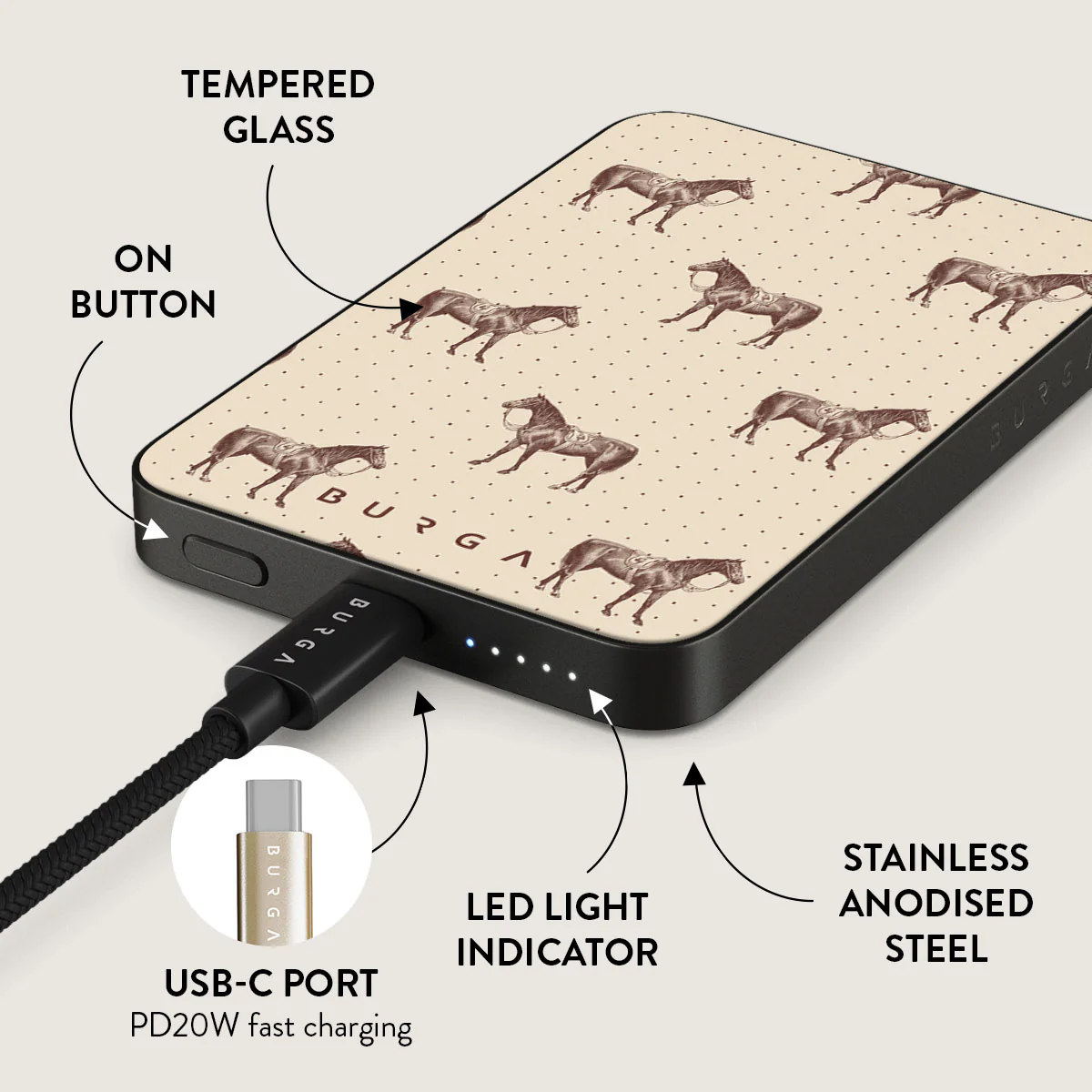 Wild West - Magnetic Power Bank