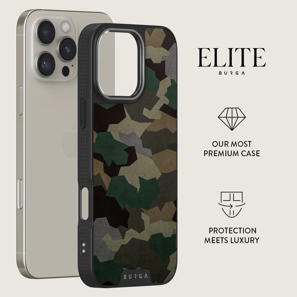 Tropical Green Camo - iPhone 16 Pro Max Case