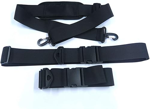 Kangmeile Tragegurt für SUP Board, Surfbrett Schultergurt, Spanngurt Mit Gummischnalle für Kajak, Kanu, Surfboard, Segel, Unisex, Schwarz
