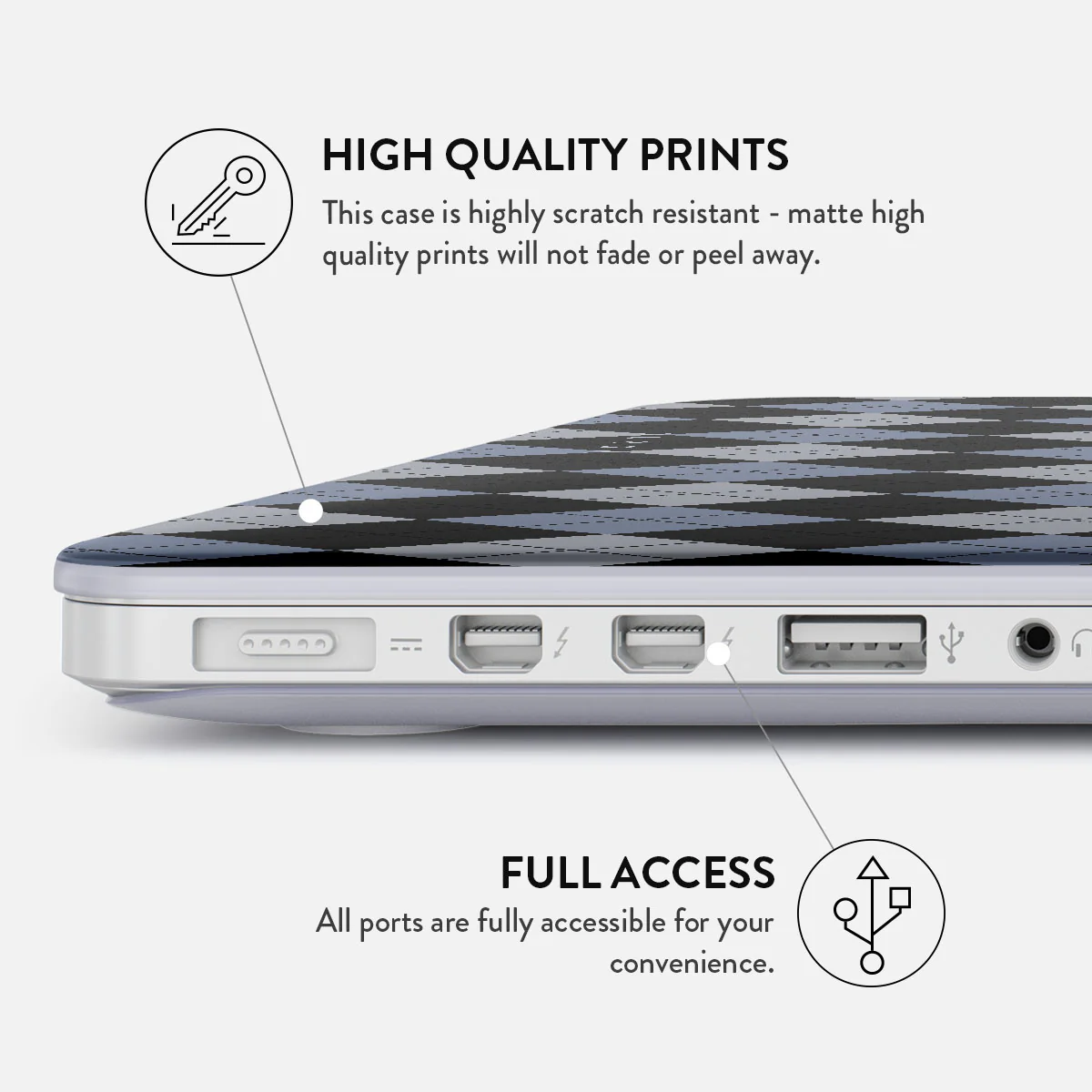 Trouble - Macbook Case