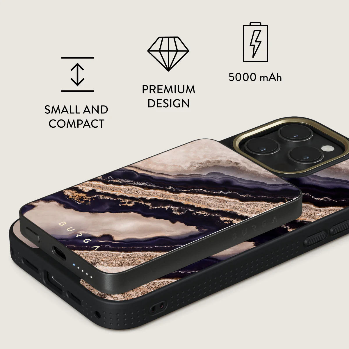 Royal Blue - Magnetic Power Bank