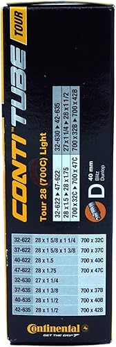 2X Schlauch Continental 33-622 (28x1.30) DV 40mm Dunlopventil +Reifenheber