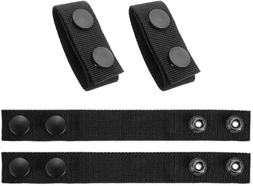 Duty Belt Keeper, Taktischer Nylon Gürtelhalter,Gürtel Keeper mit Doppelten Druckknöpfen für 2-2,25' Gürtel