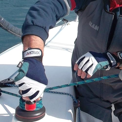 MOTIVEX Segelhandschuhe Rückseite Elasthan alle Finger kurz Grösse XL