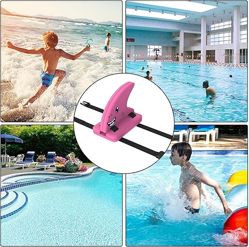 Haifischflosse Schwimmhilfe Kinder, Schwimmgürtel Für Kinder, Schwimmtrainer, Shark Fin Swimming, Tragbare Schwimmausrüstung Mit Verstellbarem Gürtel, Sicheres Schwimmen