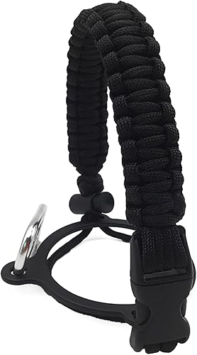 REITINGE Wasserflaschenriemen Paracord Wasserflasche Griff Gurt mit Schnur & Karabiner für Wasserflasche breite Öffnung Flasche