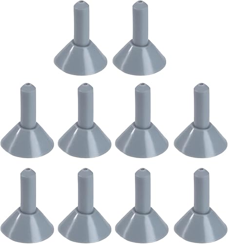 divuukyi 10 x Baldachin-Säulen, Anti-Thunder-Kappen, Campingzeltstangen, isolierende Kappen, Anti-Donner-Schutz, Zeltzubehör