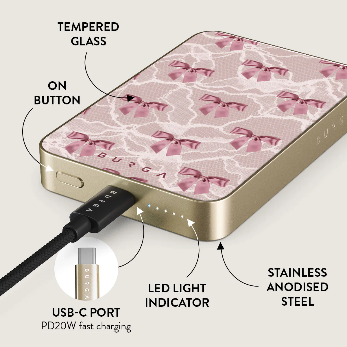Ballerina - Magnetic Power Bank