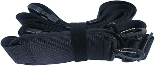 Kangmeile Tragegurt für SUP Board, Surfbrett Schultergurt, Spanngurt Mit Gummischnalle für Kajak, Kanu, Surfboard, Segel, Unisex, Schwarz