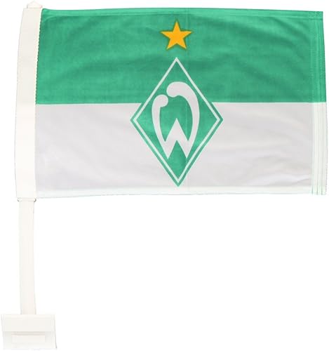 Flaggenfritze Autofahne Werder Bremen - 30 x 45 cm + gratis Aufkleber