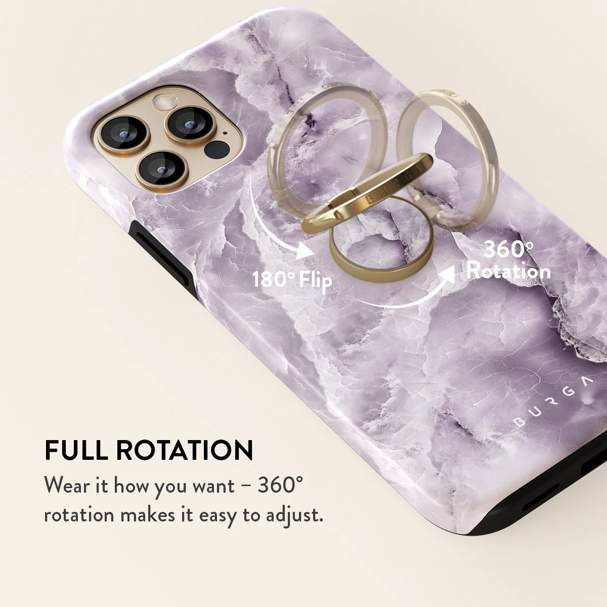 Black Currant - Adhesive Ring Holder