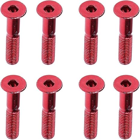 Shidongbla 16-teiliges Skateboard-Schrauben-Hardware-Set, Skate-Brückennagel, als Ersatz