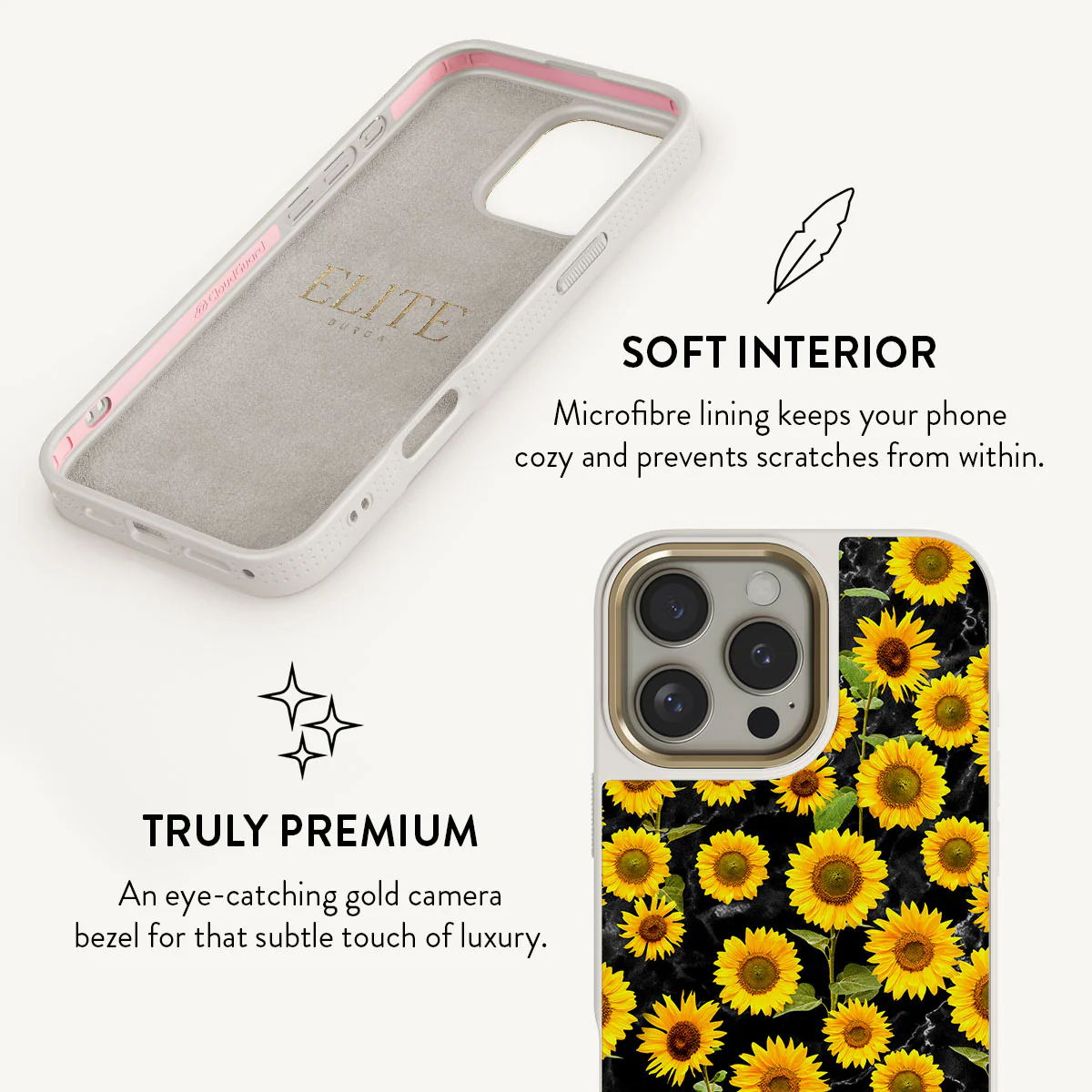 Sunflower Glimmer - iPhone 16 Pro Max Case