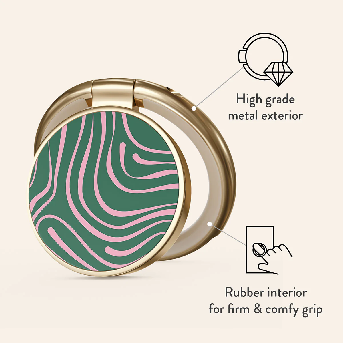 Hawaiian Breeze - Adhesive Ring Holder