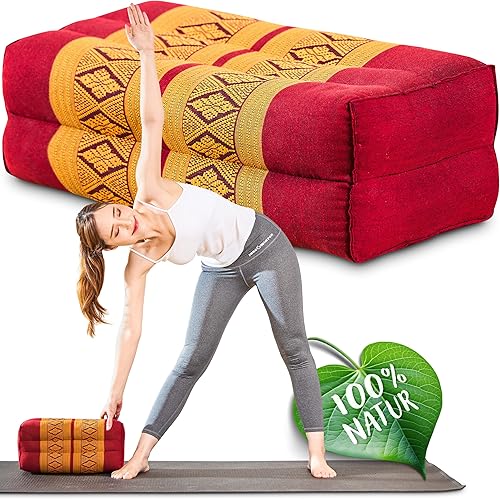 Namasdee Stützkissen mit 100% natürlicher Kapokfüllung