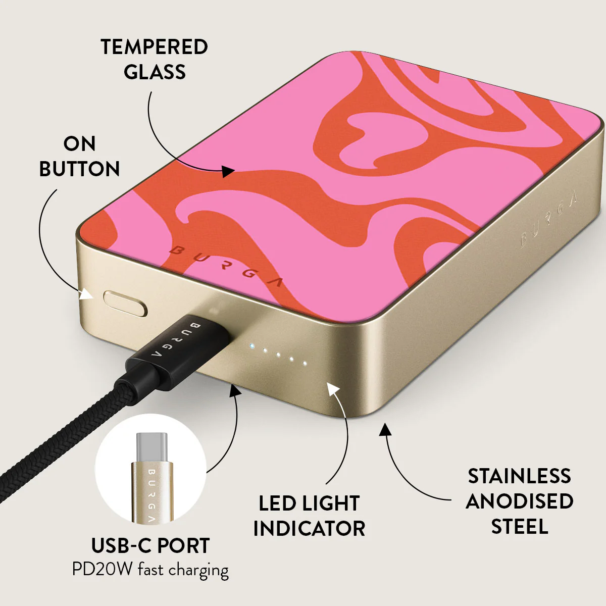 Ride The Wave - Magnetic Power Bank