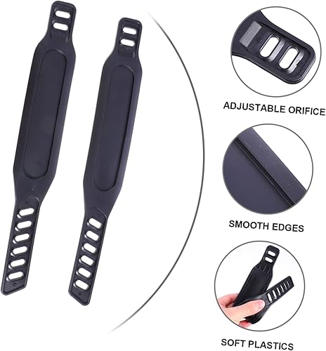 Sosoport 2stücke Verstellbare Fahrrad Pedalriemen Aus Hochwertigem Material Strap Für Heimtrainer Und Fitness Für Radfahren Mountainbikes Und Dynamisches Training