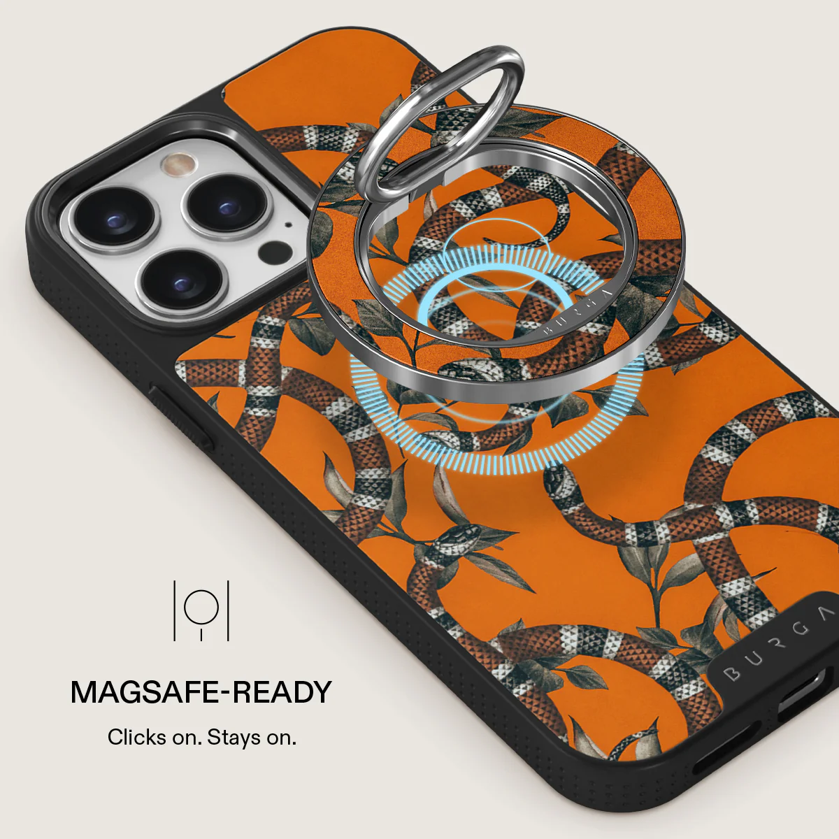 Bitter Apricot - Snake Magnetic Ring Holder