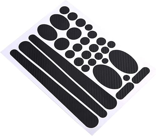 VGEBY1 1 Set Fahrrad Kettenstrebenschutz, Anti-Rost Kettenstreben und Rahmen Aufkleber Fahrrad Aufkleber Aufkleber für Meisten Fahrräder(Schwarz)