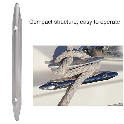 Scheuerleiste, 8-Zoll-Scheuerleiste aus Edelstahl für Boote, Scheuerleiste für Boote, Marinezubehör, Festmacherleinen aus 316 Edelstahl Zum Schutz von Scheuerleisten für