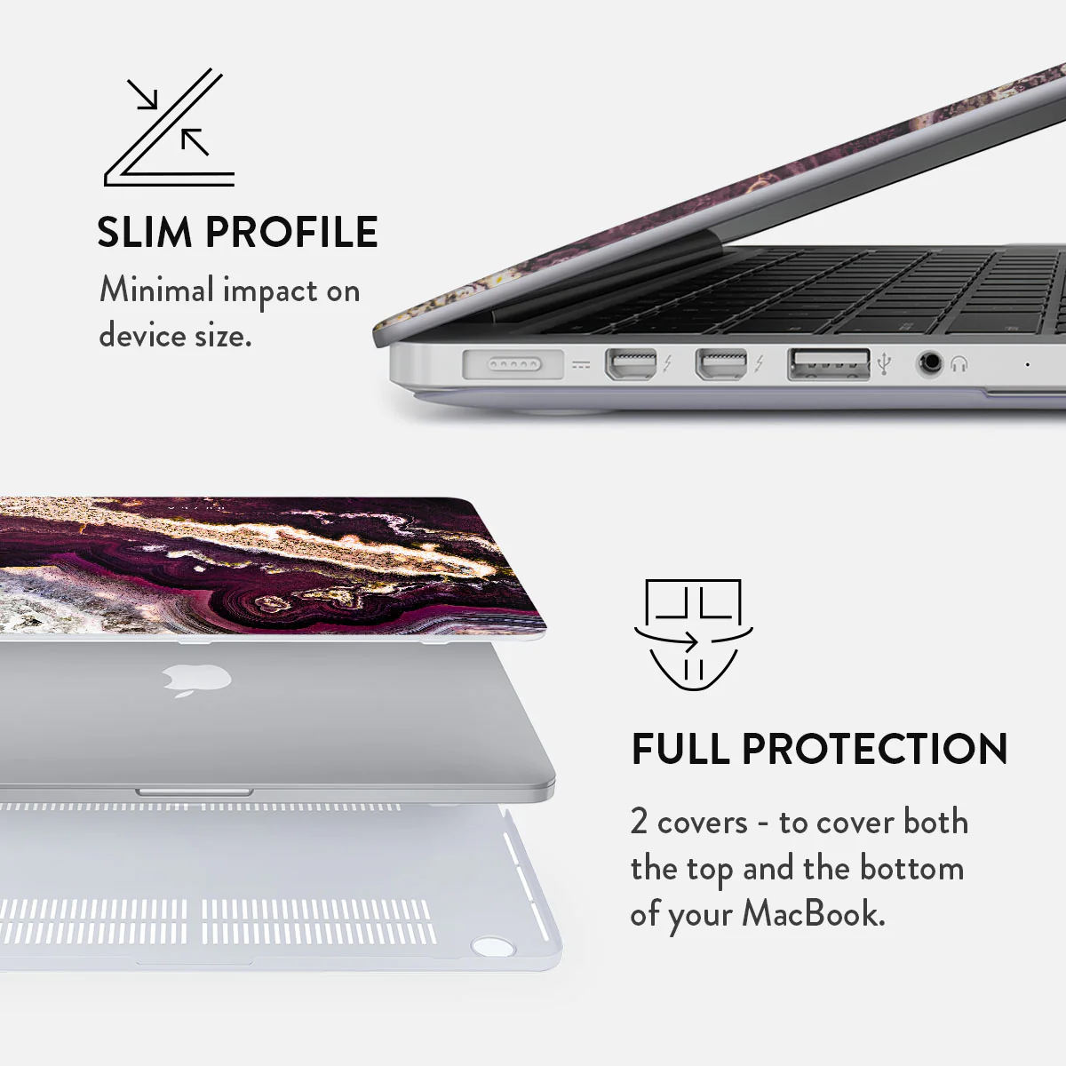 Purple Skies - Macbook Case