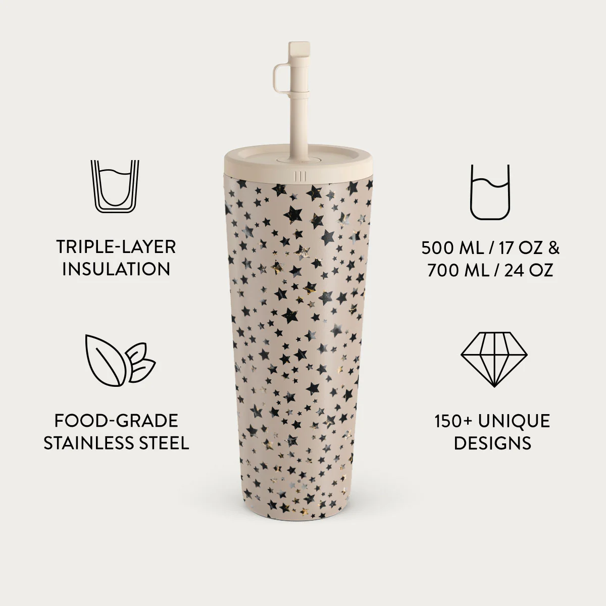 Sparkling Tiara - Stars Travel Mug