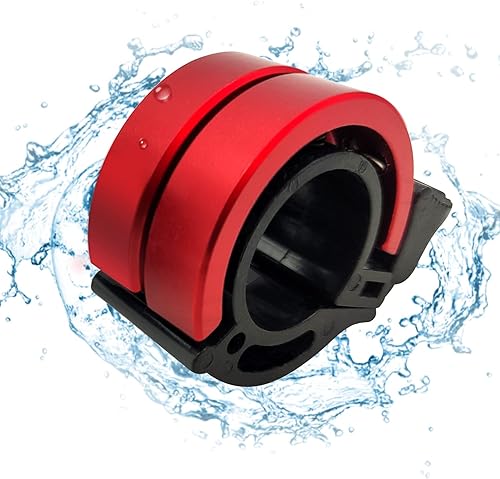 Sternstunde Fahrradklingel - Laute Aluminiumlegierung O-Design für Rennrad und Mountainbike, Zubehör für Lenker von 22 bis 24 mm