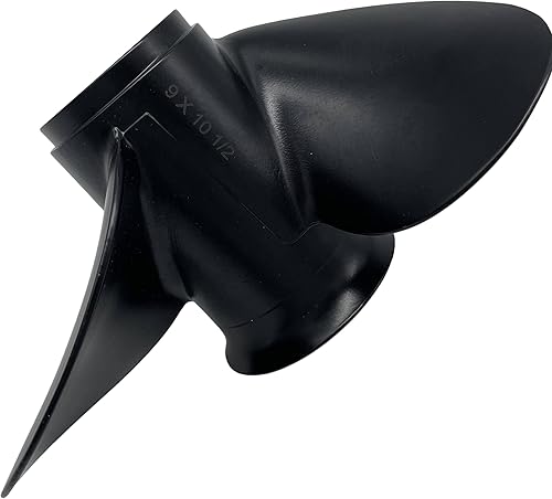 SLEIPNIR Propeller 9x10 1/2 für Mercury Außenborder 3-Blatt-Aluminiumpropeller 8 Zähne rechts OEM-Nr.: 48-828158A12 9x10,5
