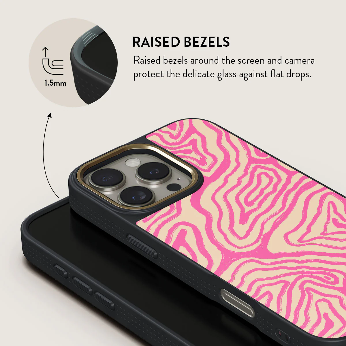 Pink Shores - iPhone 16 Pro Max Case