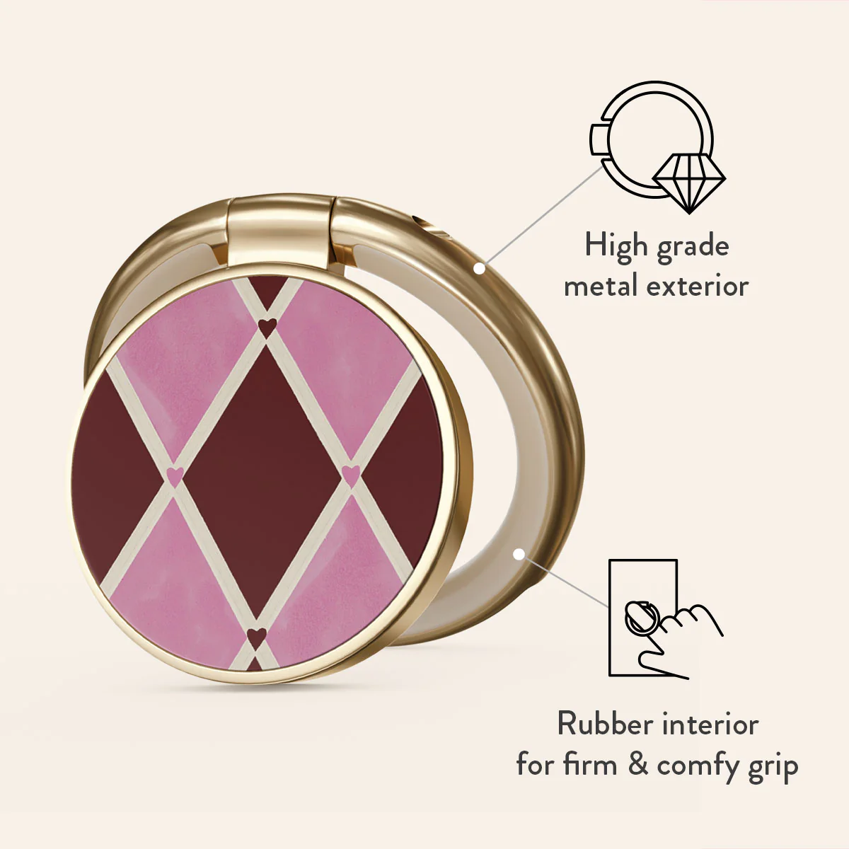 Heartless - Adhesive Ring Holder