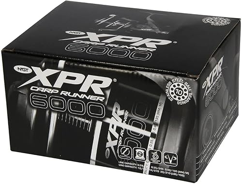 NGT XPR 6000 - 10BB Carp Runner Rolle mit Ersatzspule | Angelrolle