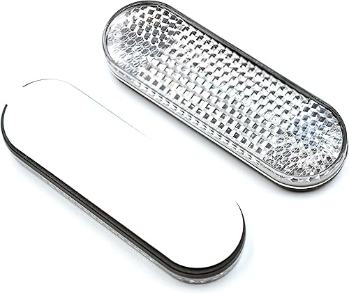 myBESTscooter - Reflektierender Aufkleber vorne Lichtreflektor für Xiaomi 1S, Essential, Pro 2, Pro 4, Model 3 Elektroroller