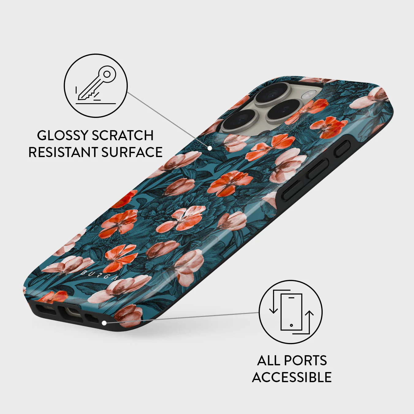 No Rain No Flowers - iPhone 16 Pro Max Case