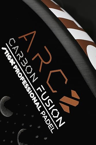 STIGA Padelschläger ARC 2, Padelschläger mit großzügiger Schlagfläche - Schwarz/Chrom