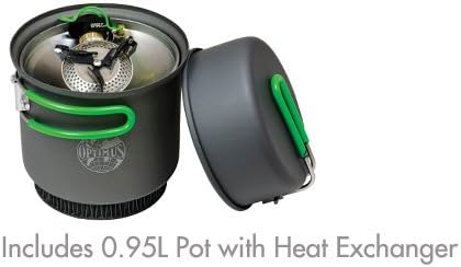 Optimus CRUX mit Terra Weekend HE Kochset Campingkocher Gaskocher