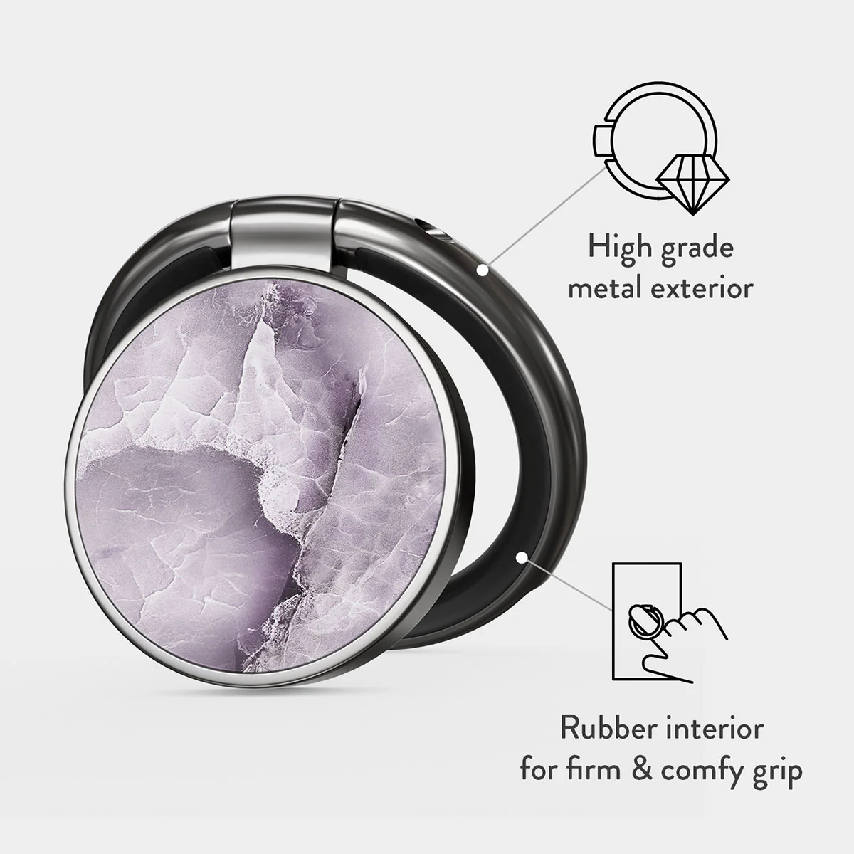 Black Currant - Adhesive Ring Holder