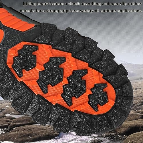 WOWEI Wanderstiefel Wanderschuhe Herren Damen wasserdichte Outdoorschuhe rutschfeste Kletterschuhe Leicht Atmungsaktiv Trekking Hiking Schuhe Wanderhalbschuhe