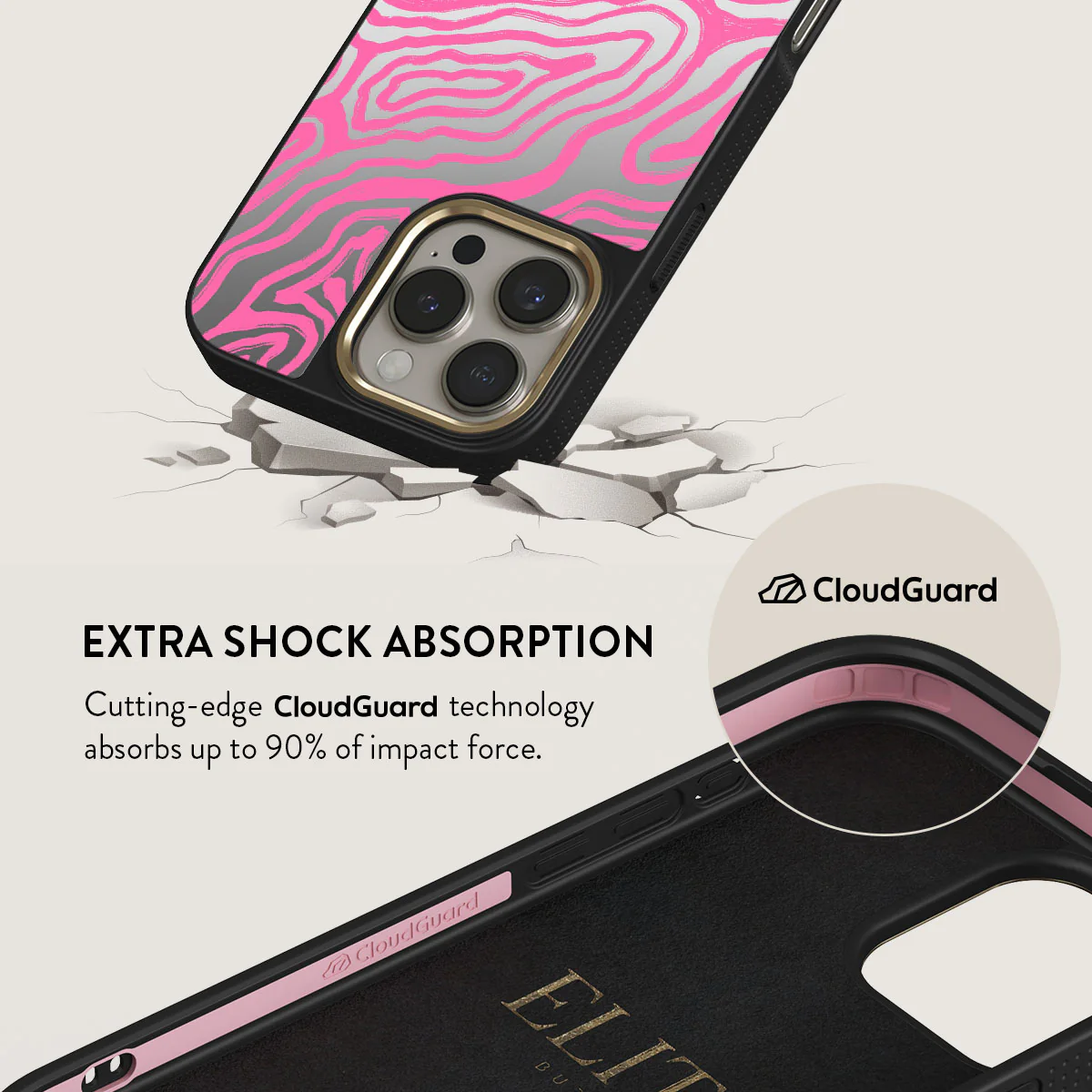 Pink Shores - iPhone 16 Pro Max Case