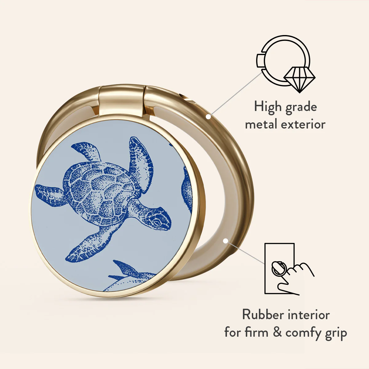 Aquatic Dance - Adhesive Ring Holder