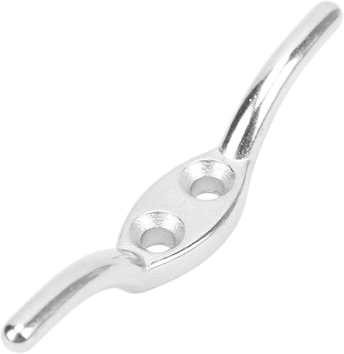 2 x Fahnenmast-Stollenhaken, Edelstahl-Seil-Befestigungshaken für Fahnenmast, kleine Boote