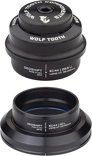 Wolf Tooth GeoShift Performance Angle Headset ZS44/28.6 Ober, ZS56/40 Unter/Lang 115-140mm
