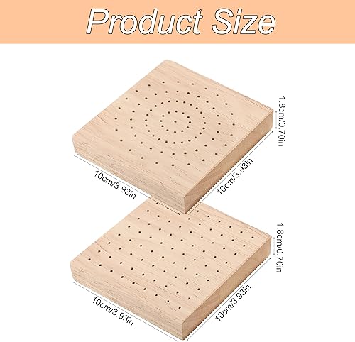 Editbar 2 Stück Darthalter Holz Dartpfeile Halterung,Unterschiedliche Platzierung der Löcher Dart Aufbewahrung,Holz Dart Stand Sitz für Aufbewahrung von Steeldarts, Softdarts und Darts Aller Art