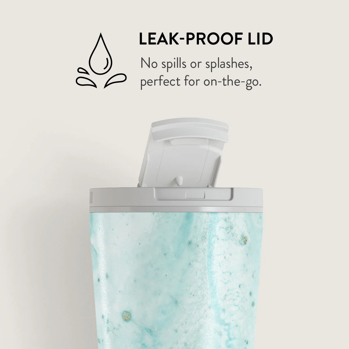 Uluwatu Waves - Teal Travel Mug