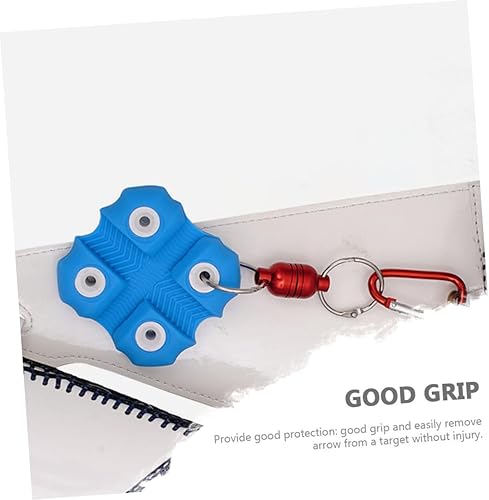 BESPORTBLE Pfeilkaugummi ziehen Freigabegerät Ausrüstung Planke Lagerabzieher Klinge Bögen bogenschießen zubehör Bogenschiessen zubehör klemmbausteine Pfeilzieher Pfeilgreifer Kieselgel Blue