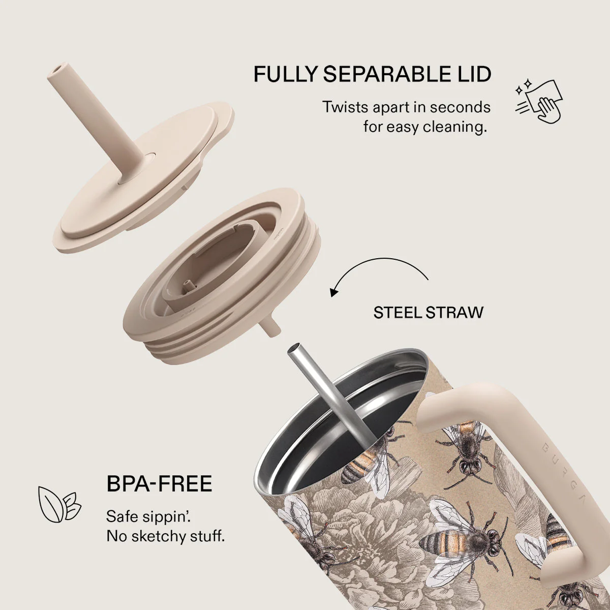 Honey Bee - All Day Leakproof Tumbler