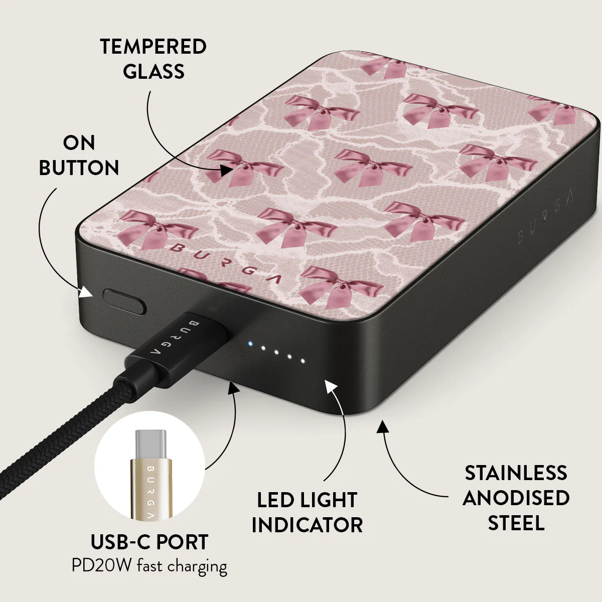 Ballerina - Magnetic Power Bank