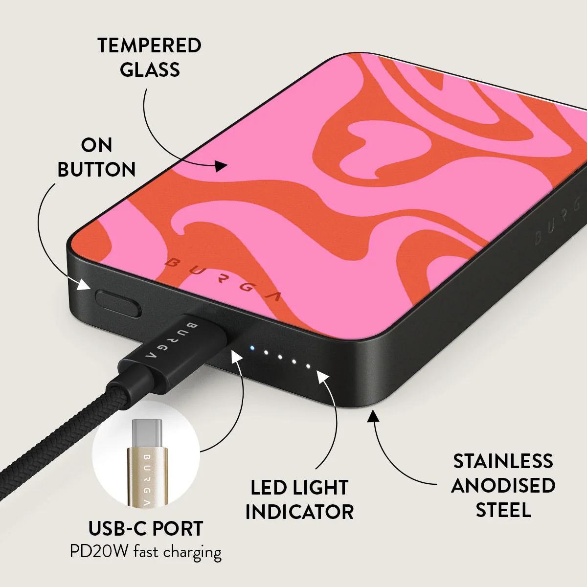 Ride The Wave - Magnetic Power Bank