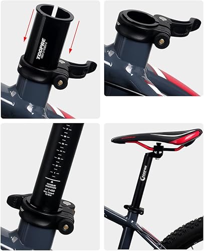 Fahrradsattelstütze Shim, 60mm Sattelstützen Reduzierhülsen Rohradapter Fahrrad Adaper für MTB BMX Mountainbike Rennrad E-Bike